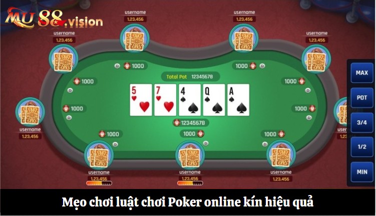 Luật chơi Poker online kín nên biết trước khi xuống tiền - Hình số 2 Mẹo chơi luật chơi Poker online kín hiệu quả